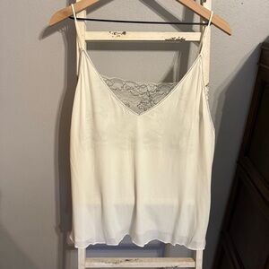 NWT Mustard Seed Lace Cami Top Size L